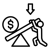 Icon for career path comparison