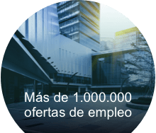 Edificio de oficinas moderno que proporciona acceso a 1.000.000 oportunidades de empleo de nivel directivo para profesionales con experiencia.