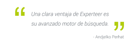 Experiencia de usuario de un profesional experimentado que comparte su historia de éxito profesional.