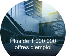 Bureau moderne représentant l'accès à plus de 1.000.000 offres d'emploi de cadres pour les cadres expérimentés.